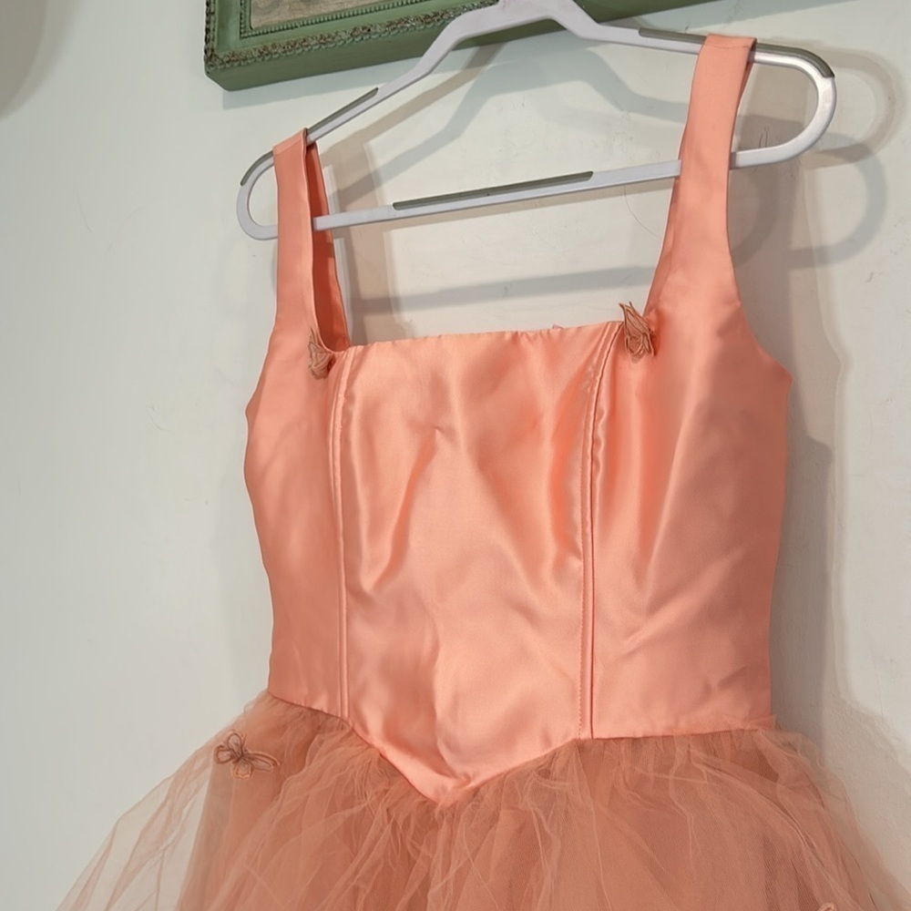 SUGAR THRILLZ TODAY WAS A FAIRYTALE TUTU DRESS new with tags women’s large peach - Picture 2 of 7